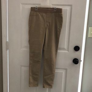 No Boundaries Khaki Skinny High Waist Stretchy